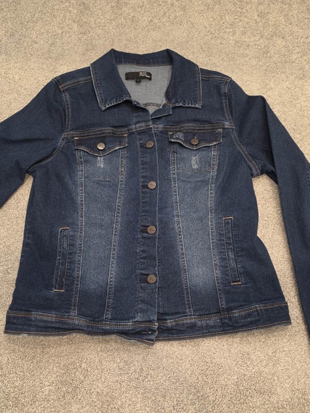 Denim Jacket - Dark Blue Jean Jacket